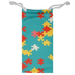 Puzzle Pieces Jewelry Bag