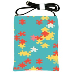 Puzzle Pieces Shoulder Sling Bag