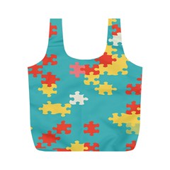 Puzzle Pieces Reusable Bag (m)