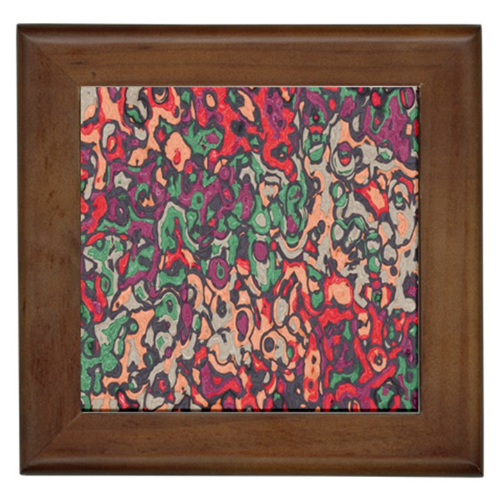 Color mix Framed Tile