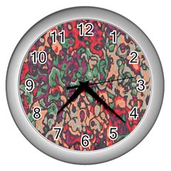 Color Mix Wall Clock (silver)