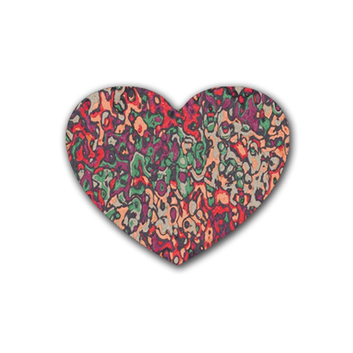 Color mix Heart Coaster (4 pack)