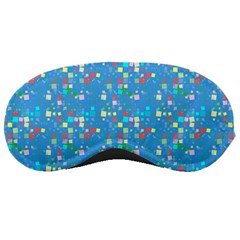 Colorful Squares Pattern Sleeping Mask