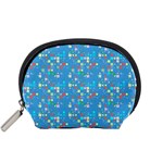 Colorful squares pattern Accessory Pouch (Small) Front