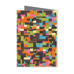 Colorful Pixels Mini Greeting Cards (pkg Of 8)