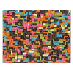 Colorful Pixels Jigsaw Puzzle (rectangular)