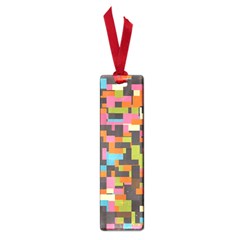 Colorful Pixels Small Book Mark