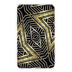 Geometric Tribal Golden Pattern Print Memory Card Reader (rectangular) by dflcprints