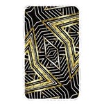 Geometric Tribal Golden Pattern Print Memory Card Reader (Rectangular) Front