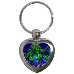 Abstract 1x Key Chain (heart)