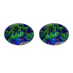 Abstract 1x Cufflinks (oval)