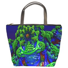 Abstract 1x Bucket Handbag by icarusismartdesigns