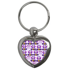 Fms Honey Bear With Spoons Key Chain (heart) by FunWithFibro