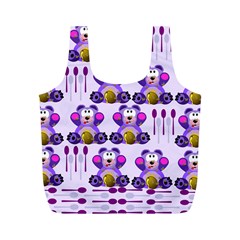 Fms Honey Bear With Spoons Reusable Bag (m) by FunWithFibro