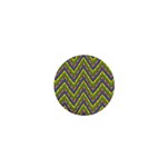 Zig zag pattern 1  Mini Magnet Front