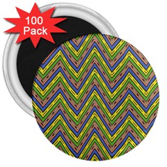 Zig Zag Pattern 3  Magnet (100 Pack)