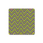 Zig zag pattern Magnet (Square) Front