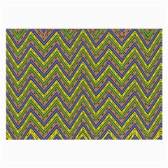 Zig Zag Pattern Glasses Cloth (large, Two Sides)