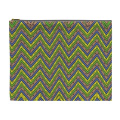 Zig Zag Pattern Cosmetic Bag (xl)