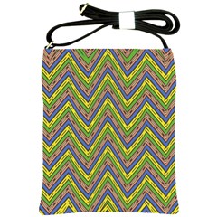 Zig Zag Pattern Shoulder Sling Bag