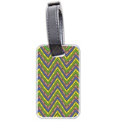 Zig Zag Pattern Luggage Tag (two Sides)