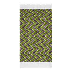 Zig Zag Pattern Shower Curtain 36  X 72  (stall)