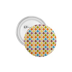 Colorful Rhombus Pattern 1 75  Button