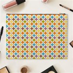 Colorful rhombus pattern Cosmetic Bag (XL) Back