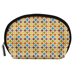 Colorful Rhombus Pattern Accessory Pouch (large)