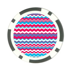 Waves Pattern Poker Chip Card Guard