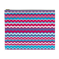 Waves Pattern Cosmetic Bag (xl)