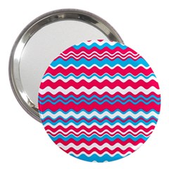 Waves Pattern 3  Handbag Mirror