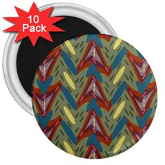 Shapes Pattern 3  Magnet (10 Pack)