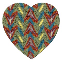 Shapes Pattern Jigsaw Puzzle (heart)