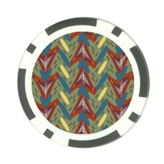 Shapes Pattern Poker Chip Card Guard