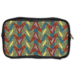 Shapes Pattern Toiletries Bag (two Sides) by LalyLauraFLM