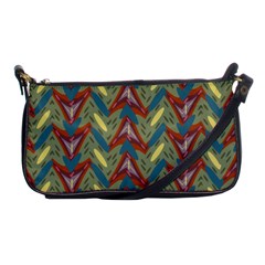 Shapes Pattern Shoulder Clutch Bag