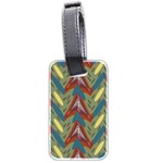 Shapes pattern Luggage Tag (two sides) Back