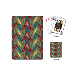 Shapes Pattern Playing Cards (mini) by LalyLauraFLM