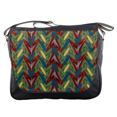 Shapes Pattern Messenger Bag by LalyLauraFLM