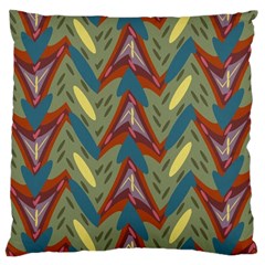 Shapes Pattern Large Cushion Case (two Sides)