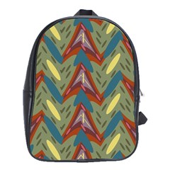 Shapes Pattern School Bag (xl)