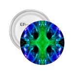 Alien Snowflake 2.25  Button Front