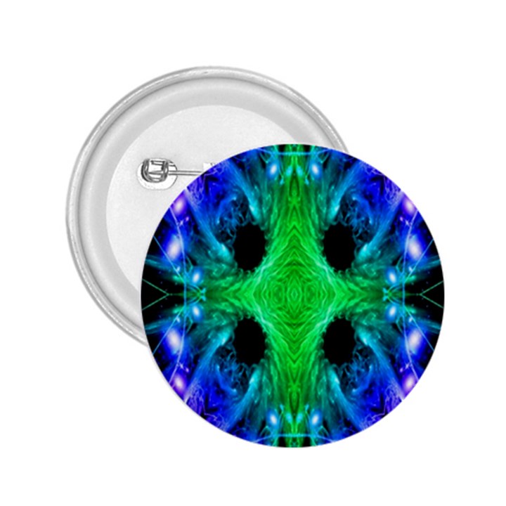 Alien Snowflake 2.25  Button