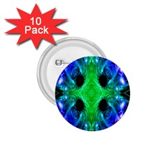 Alien Snowflake 1 75  Button (10 Pack) by icarusismartdesigns