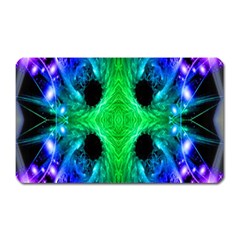 Alien Snowflake Magnet (rectangular) by icarusismartdesigns