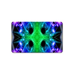 Alien Snowflake Magnet (name Card) by icarusismartdesigns