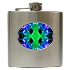 Alien Snowflake Hip Flask