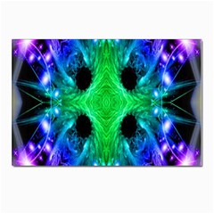 Alien Snowflake Postcard 4 x 6  (10 Pack) by icarusismartdesigns