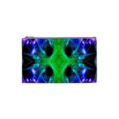 Alien Snowflake Cosmetic Bag (small) by icarusismartdesigns